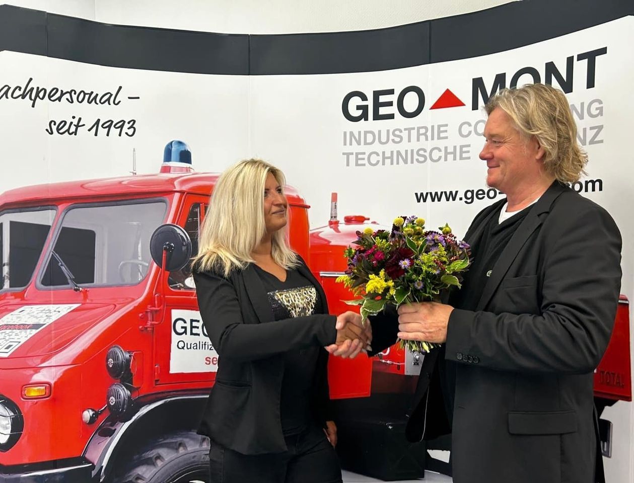 Mitarbeiterin von Geo Mont feiert Ihr 14 jähriges Jubiläum